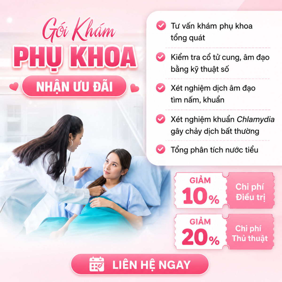 Địa chỉ khám phụ khoa uy tín ở TPHCM