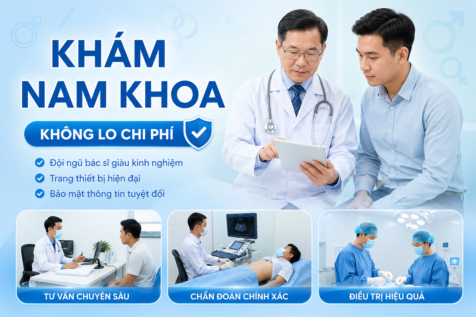 Địa chỉ siêu âm tinh hoàn và khám chữa bệnh nam khoa tốt ở TPHCM